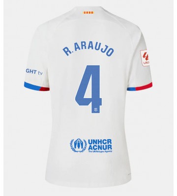 Barcelona Ronald Araujo #4 Replika Udebanetrøje Dame 2023-24 Kortærmet
